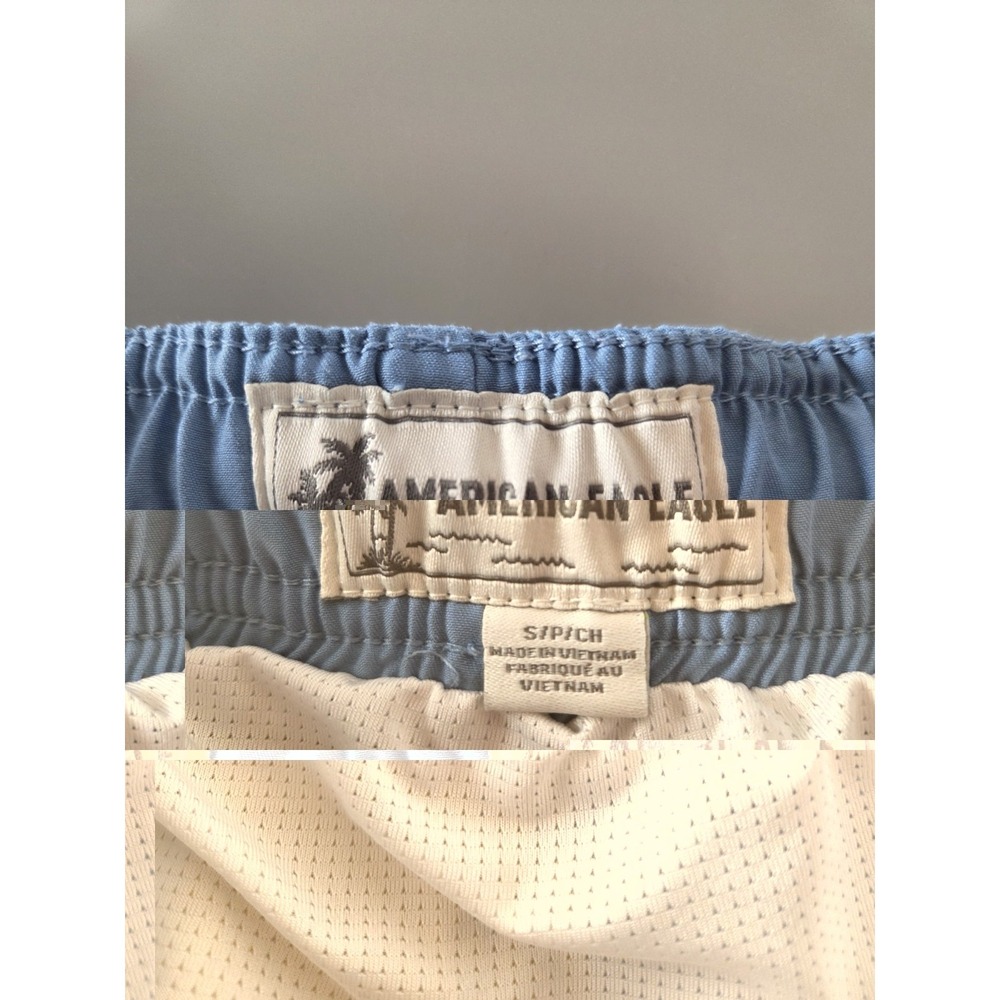 American Eagle Outfitters Mens SZ S 29-31" Lined Swim Trunks Color Block - Picture 5 of 7